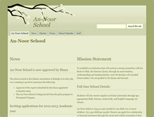 Tablet Screenshot of an-noor-school.islam1.org